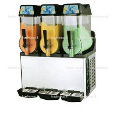 เครื่องทำสเลอปี้ 12 ลิตร x 3 (มีไฟ LED ตรงฝาปิดโถ) Slush Machine 12Lx 3 with LED lighting on lid 1602-089